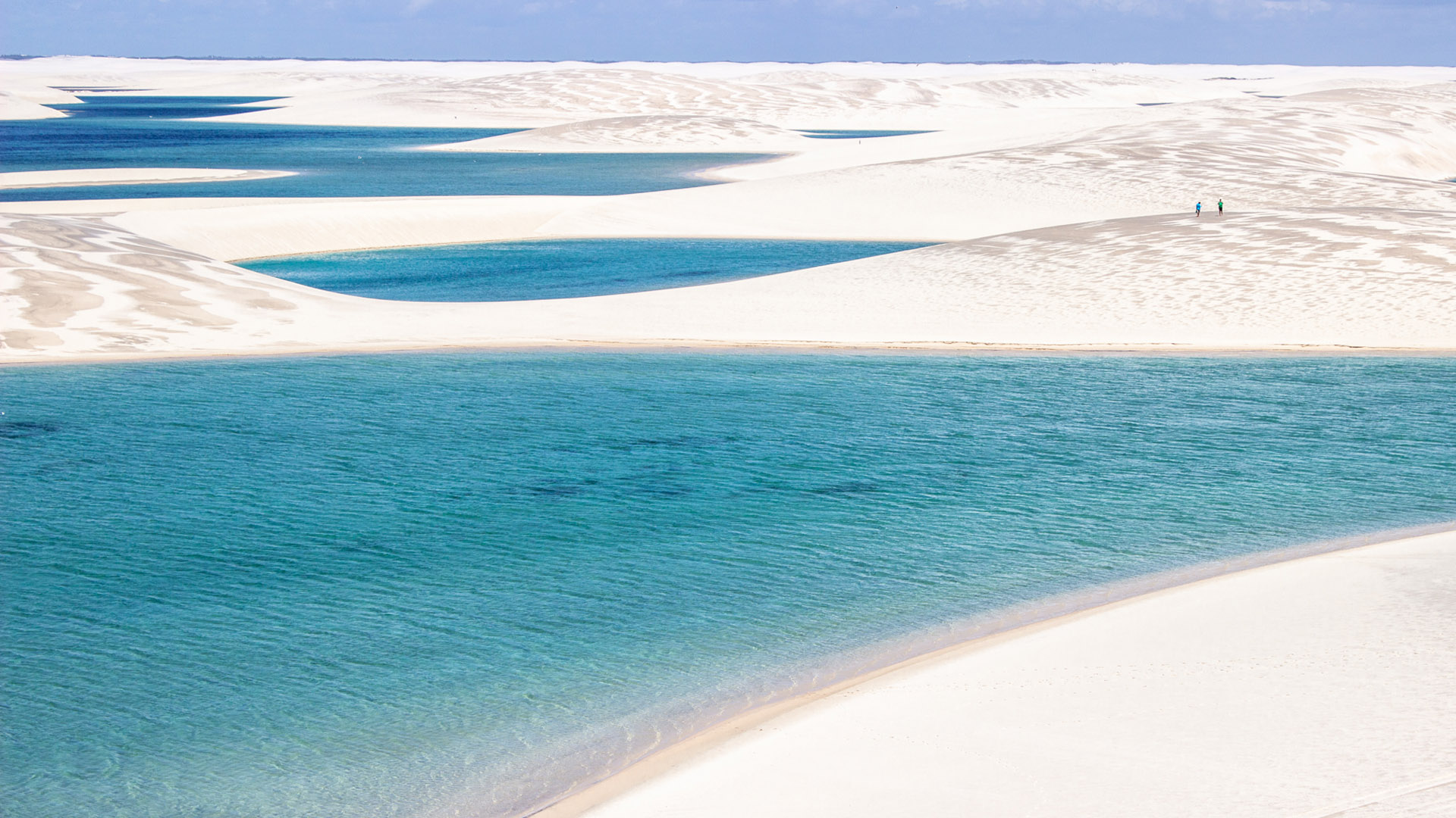 Quando ir aos Lençóis maranhenses: Dunas manchadas no início da temporada