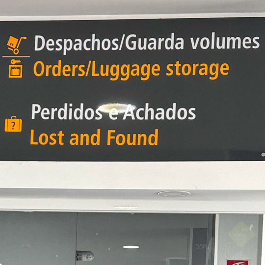 Pit stop em Fátima: guarda-volumes