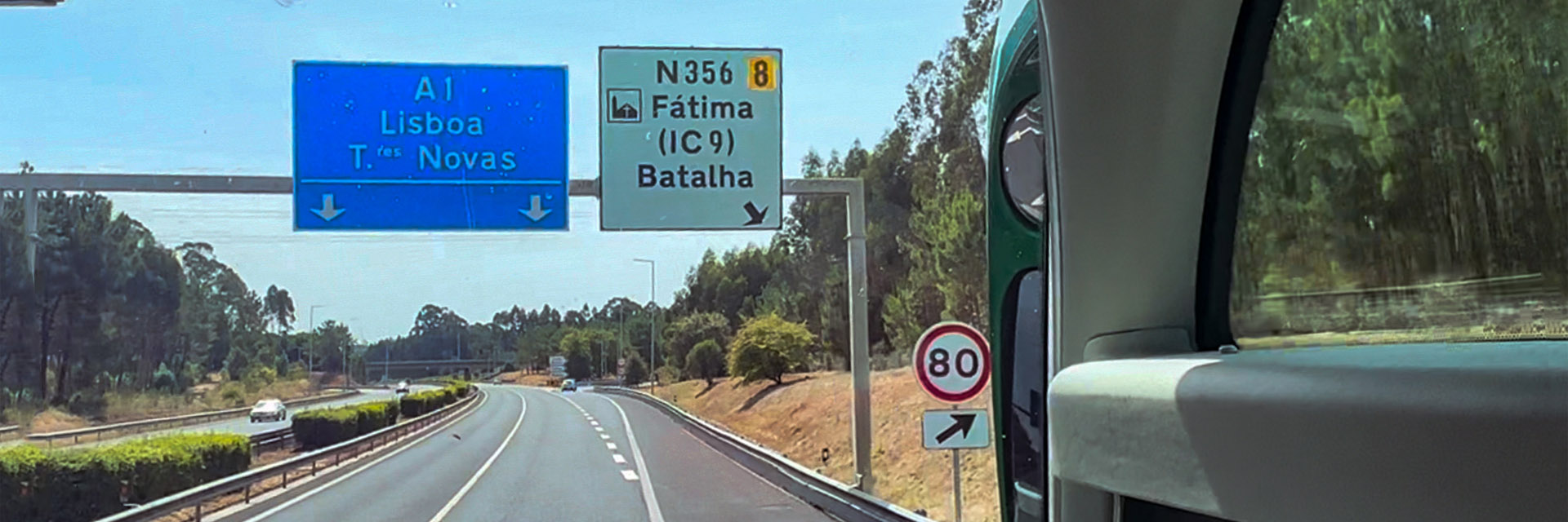Pit-stop em Fátima entre Lisboa e Porto