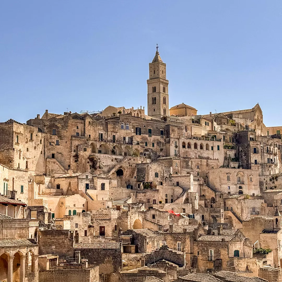 Matera, na Basilicata, perto da Puglia