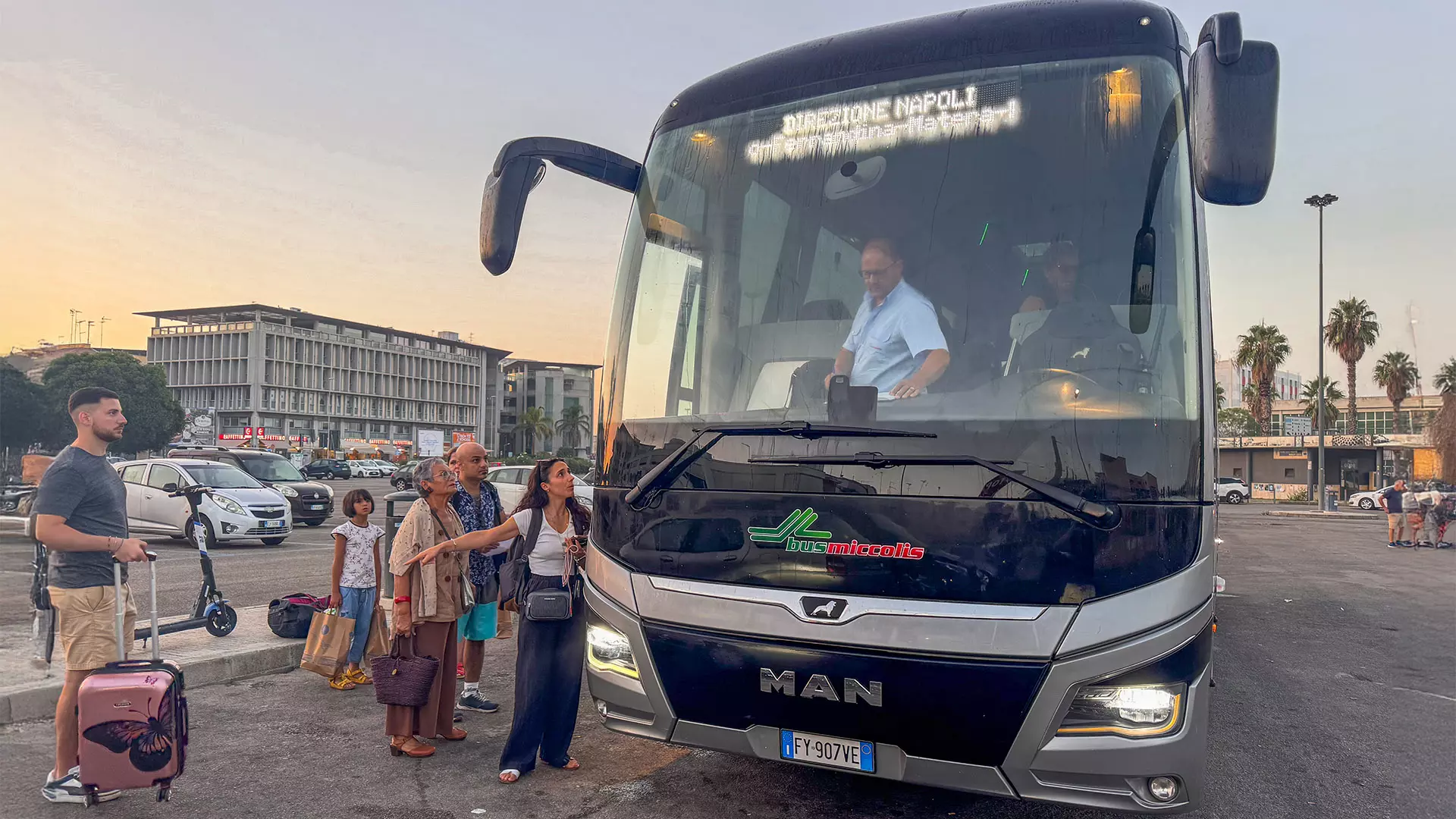 Ônibus Lecce-Nápoles
