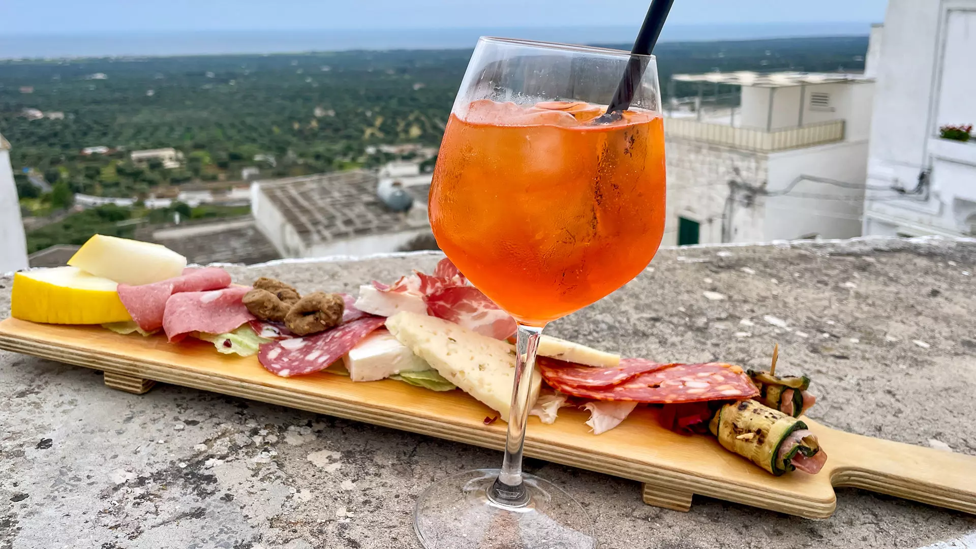 Aperitivo em Ostuni Puglia