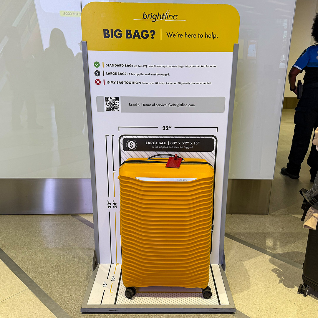 Como é viajar no trem bala entre Miami e Orlando 19