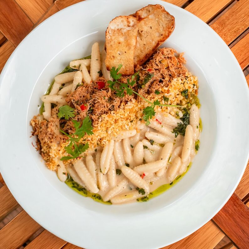 Onde comer em Aracaju 15 Tolé - Aracaju - cavatelli com siri
